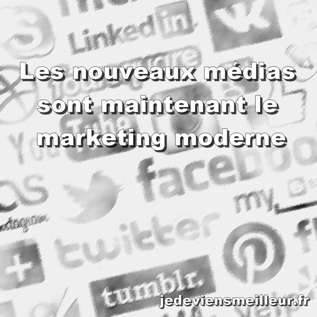 Les nouveaux médias sont maintenant le marketing moderne est l'une des grandes leçons inspirantes à retenir de Tim Ferriss