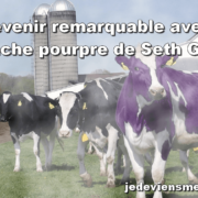 Devenir remarquable avec la vache pourpre de Seth Godin